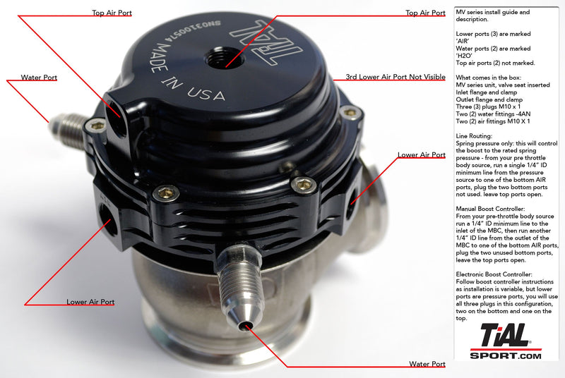 TiALSport MVS Wastegate -SEE OPTIONS