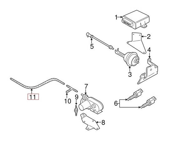 VW Vacuum Hose (5mmx2.5) (1 Meter) N0180466