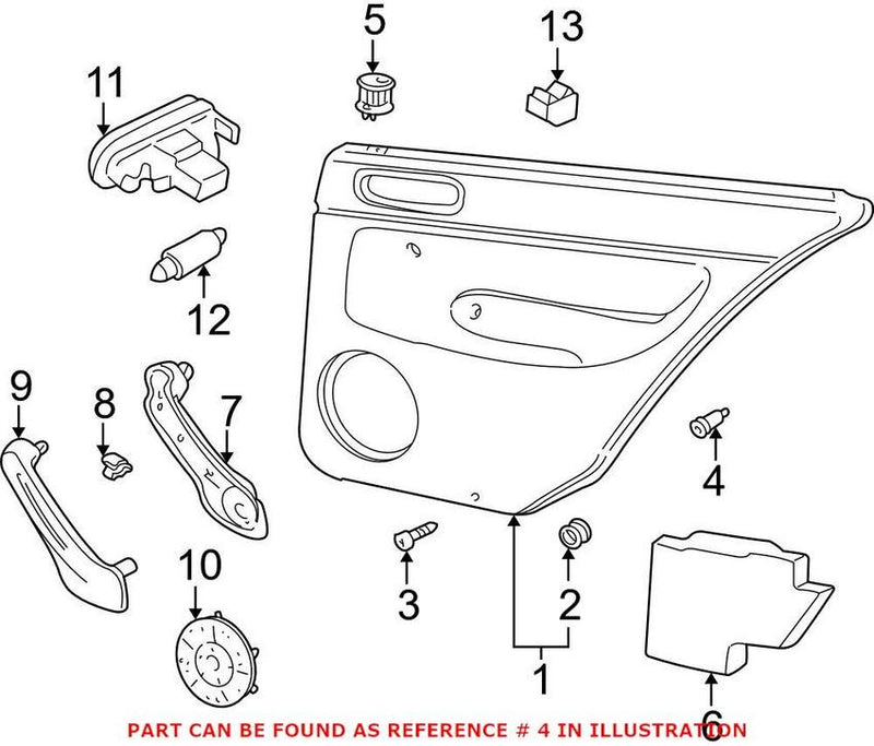 VW Window Regulator Nut N10516801