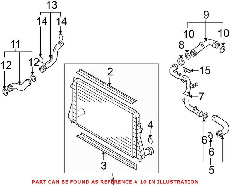 VW Hose Clamp – Adjustable (60-80×12) N10544401