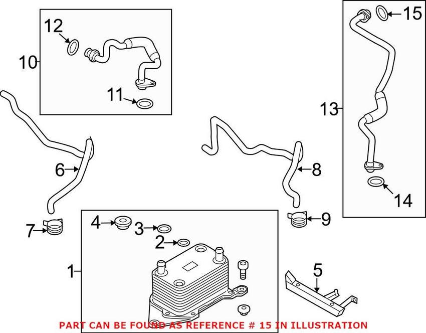 Engine Oil Cooler Line O-Ring
