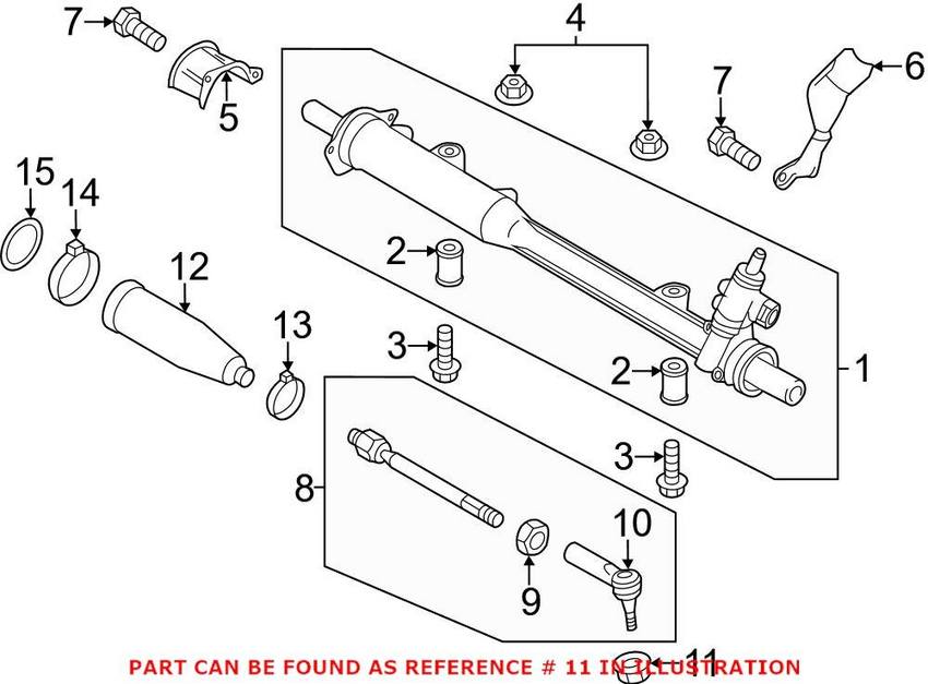 Genuine VW/Audi VW Self Locking Nut N90977101