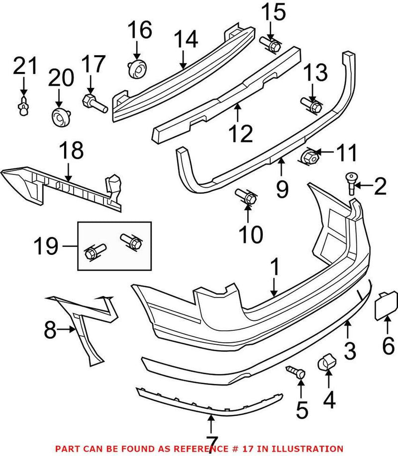 Genuine VW/Audi VW Weld Stud (M6x25) N91017602