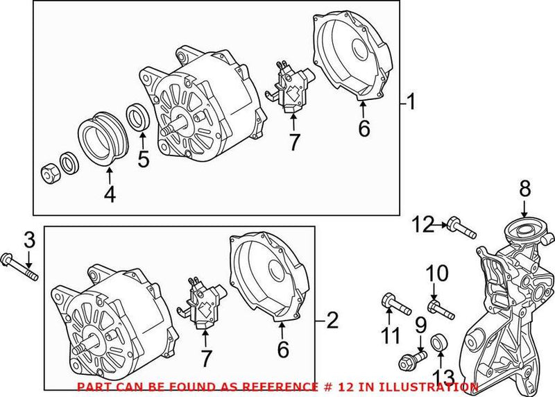 Genuine VW/Audi VW Bolt (M8x65) N91045502
