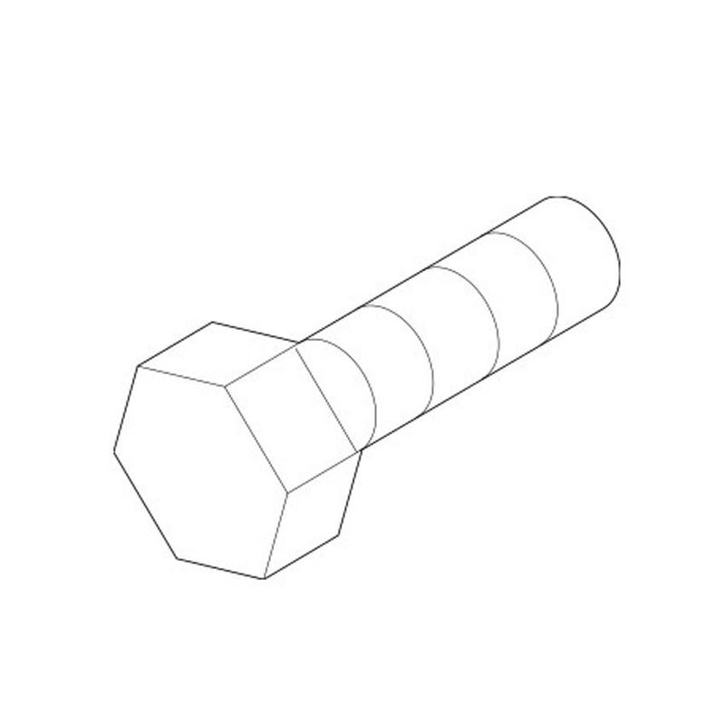 Hex Bolt (M8x12)