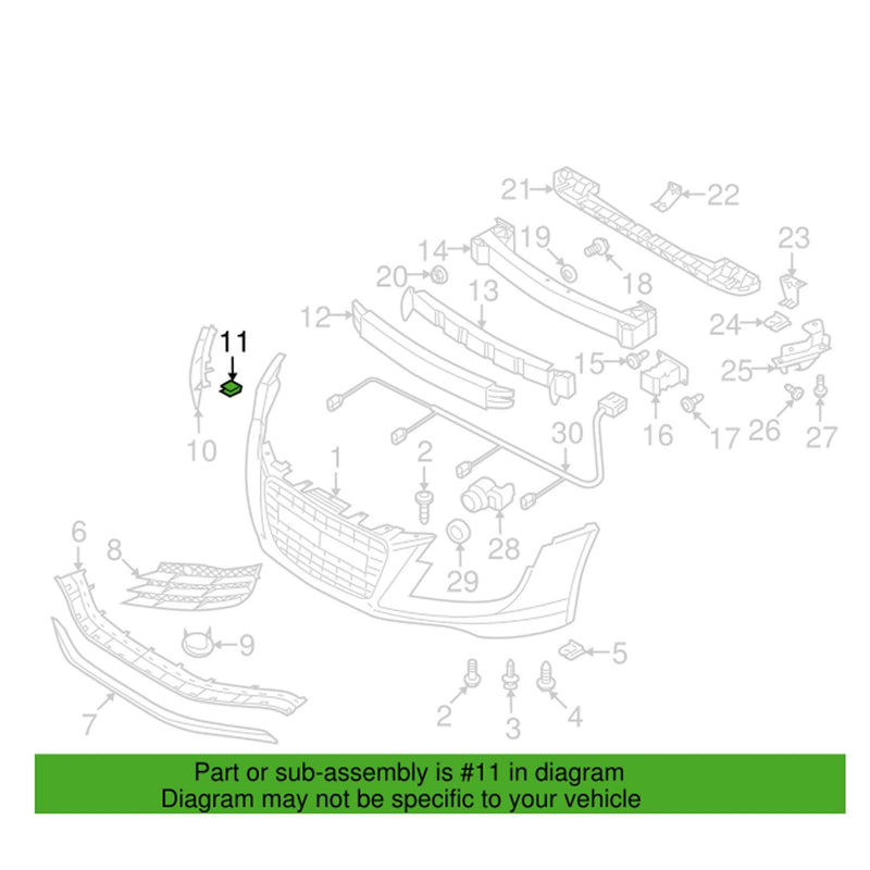 Bumper Cover Retaining Clip