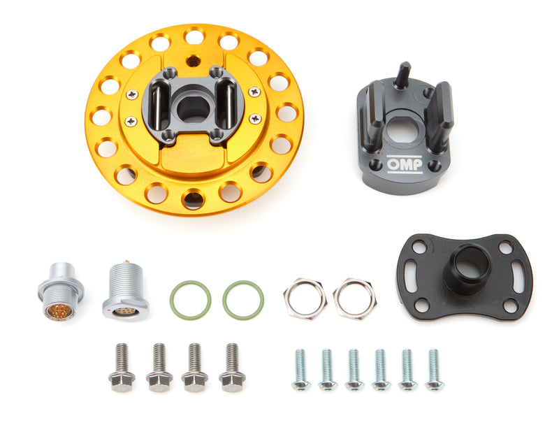 OMP Racing INC Quick Release Hub Welded With 11 Pole Connection - OS0-0024-A04