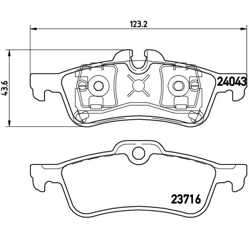 Mini Disc Brake Pad and Rotor Kit – Front and Rear (276mm/259mm) (Low-Met) 34111502891