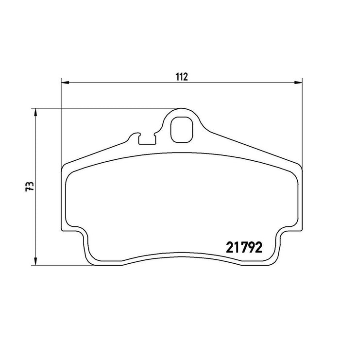 Porsche Disc Brake Pad and Rotor Kit – Front and Rear (318mm/299mm) (Low-Met) 99635140602