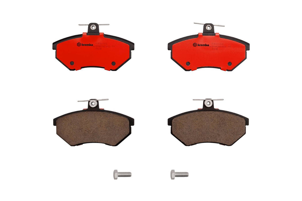 Volkswagen Disc Brake Pad and Rotor Kit – Front and Rear (256mm/226mm) (Ceramic) 6NO615301D