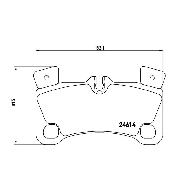 Porsche Disc Brake Pad Kit – Front and Rear (Low-Met) 7P0698151C