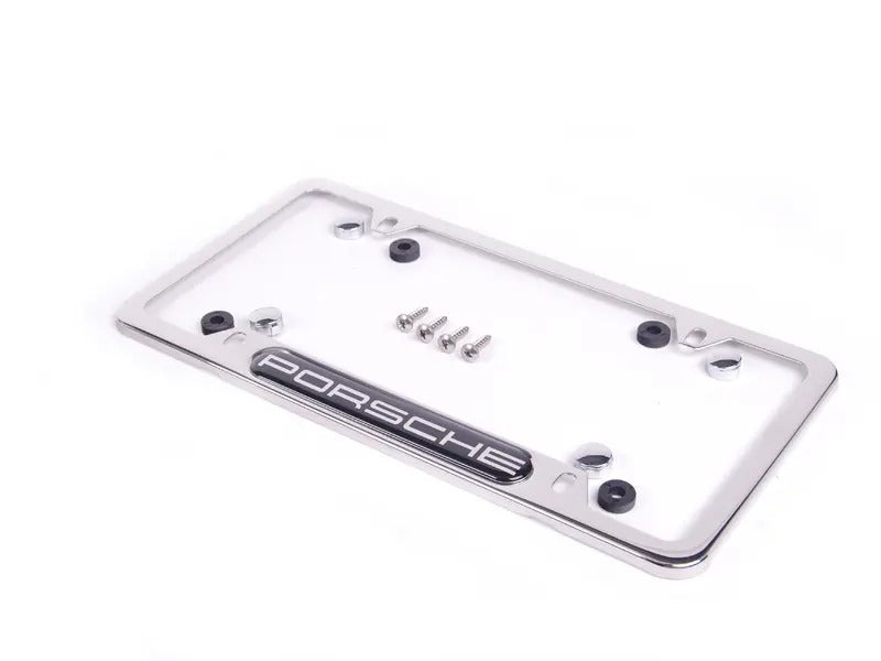 Porsche Logo License Plate Frame