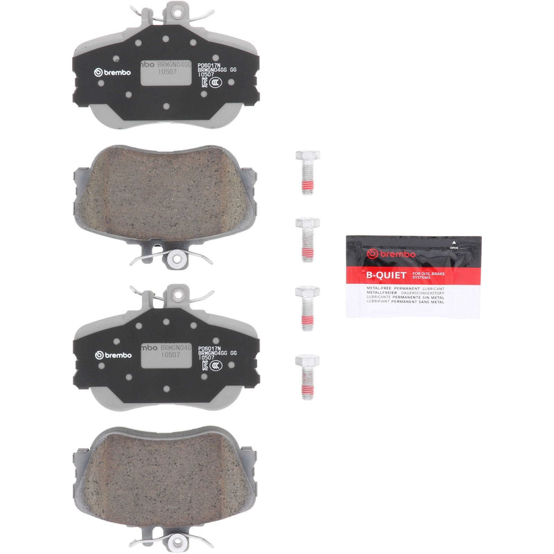 BREMBO Ceramic Front Disc Brake Pad Set - P06017N