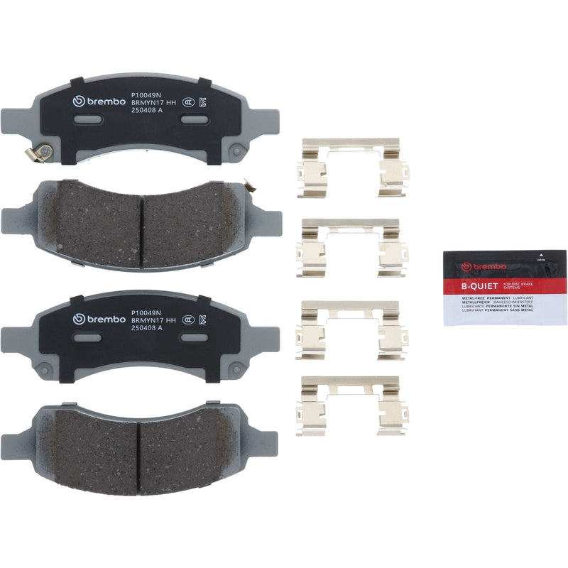 BREMBO Ceramic Front Disc Brake Pad Set - P10049N