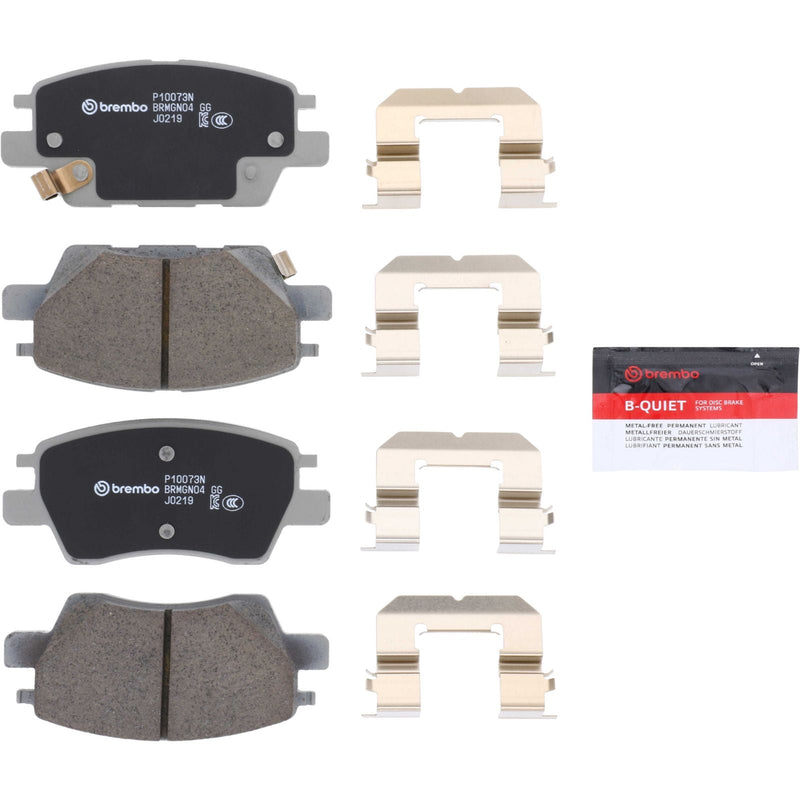 BREMBO Ceramic Front Disc Brake Pad Set - P10073N