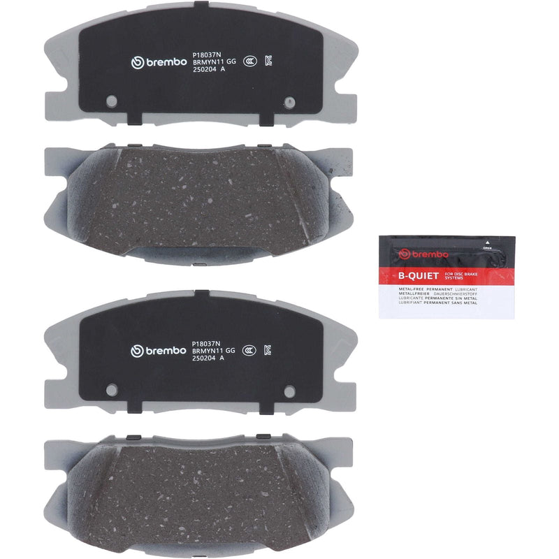 BREMBO Ceramic Front Disc Brake Pad Set - P18037N