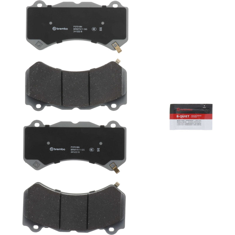 BREMBO Ceramic Front Disc Brake Pad Set - P37018N