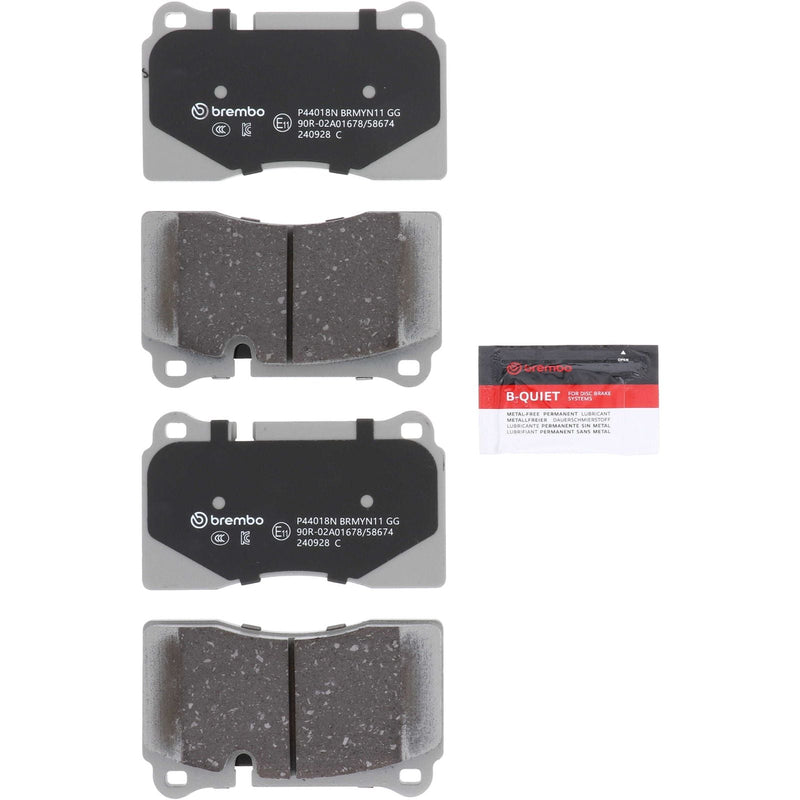 BREMBO Ceramic Front Disc Brake Pad Set - P44018N