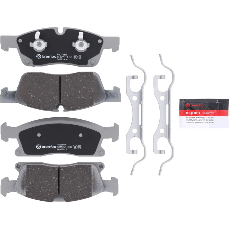 BREMBO Ceramic Front Disc Brake Pad Set - P50108N