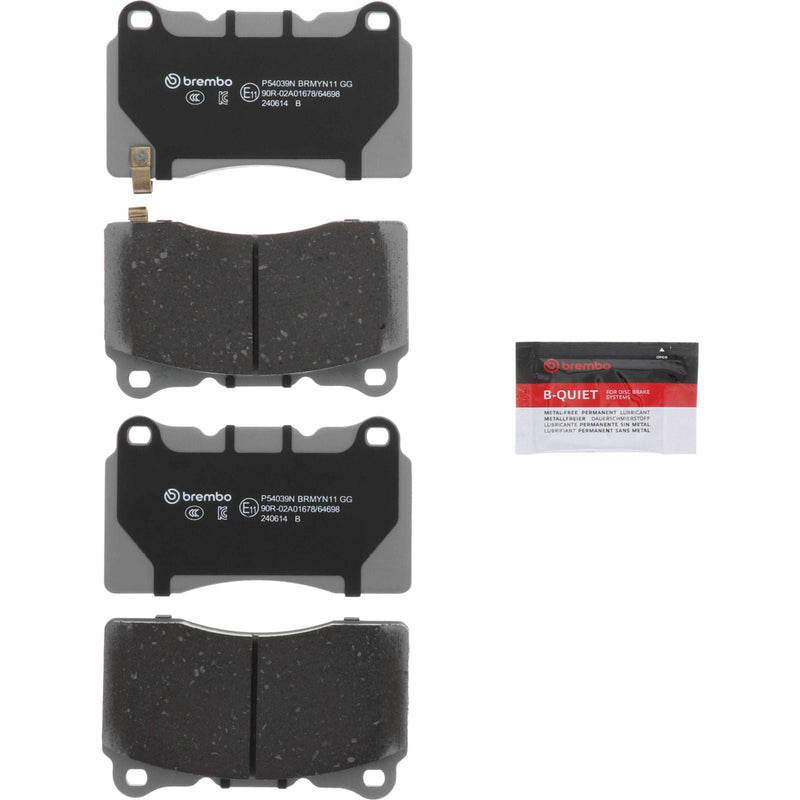 BREMBO Ceramic Front Disc Brake Pad Set - P54039N