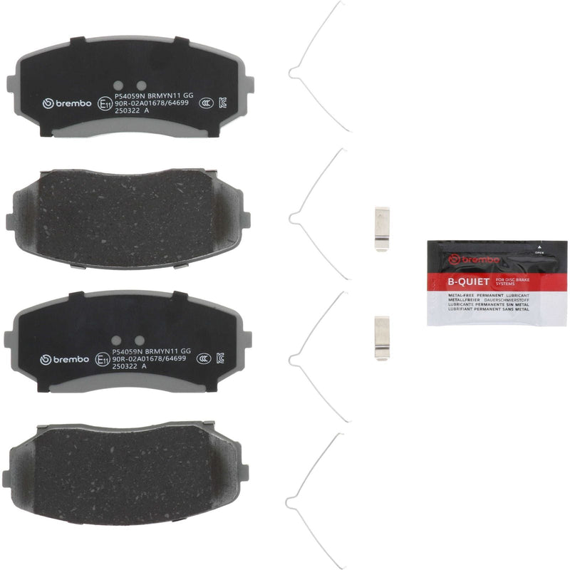 BREMBO Ceramic Front Disc Brake Pad Set - P54059N