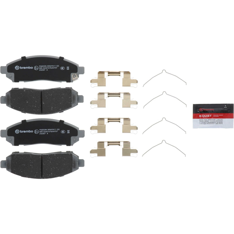 BREMBO Ceramic Front Disc Brake Pad Set - P56059N
