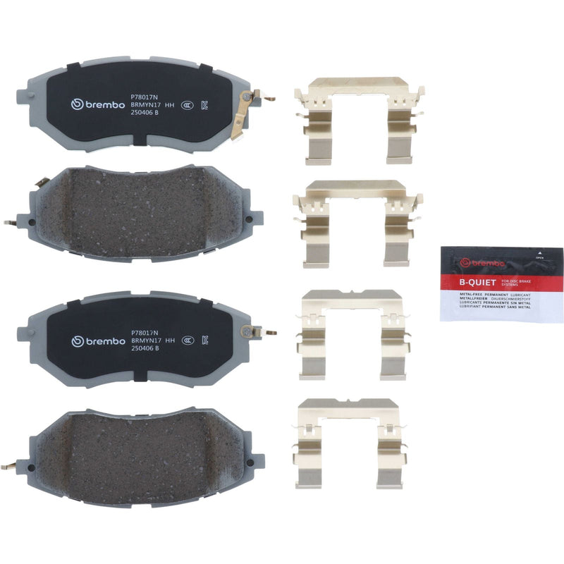 BREMBO Ceramic Front Disc Brake Pad Set - P78017N