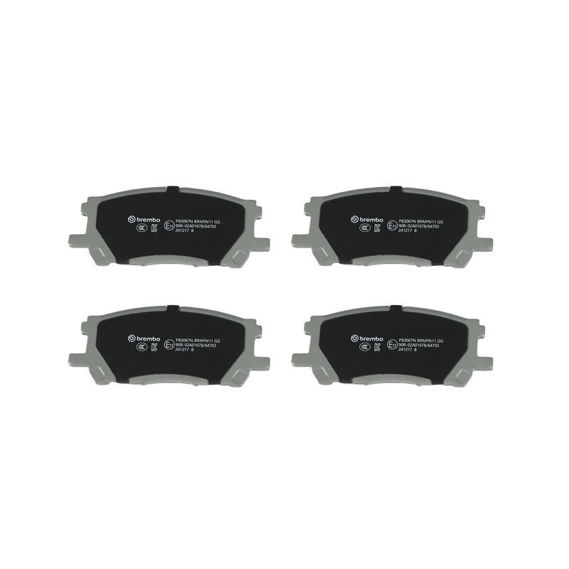 BREMBO Ceramic Front Disc Brake Pad Set - P83067N