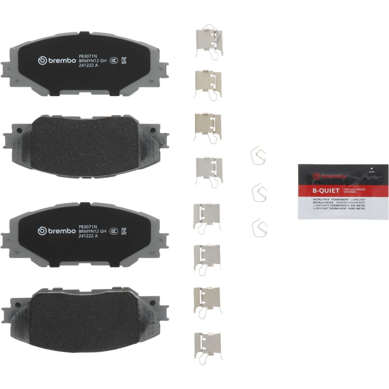 BREMBO Ceramic Front Disc Brake Pad Set - P83071N