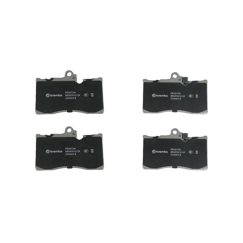 BREMBO Ceramic Front Disc Brake Pad Set - P83072N