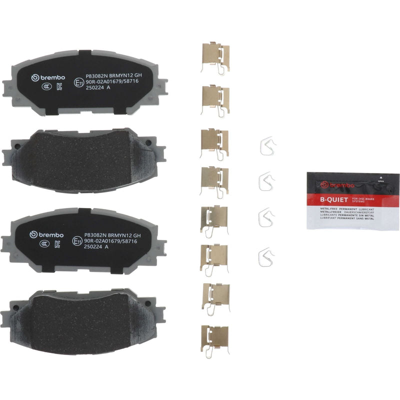 BREMBO Ceramic Front Disc Brake Pad Set - P83082N