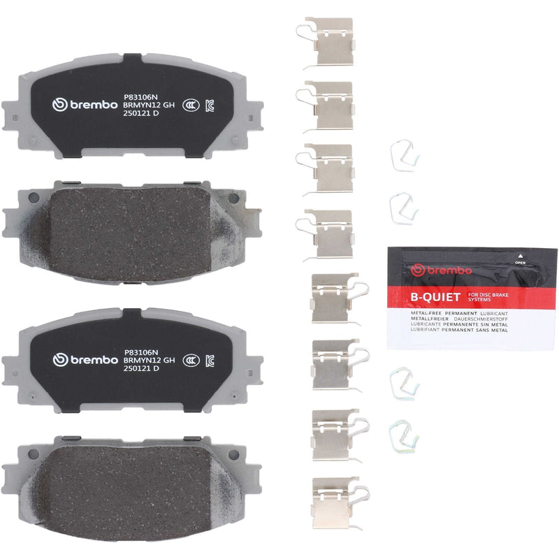 BREMBO Ceramic Front Disc Brake Pad Set - P83106N