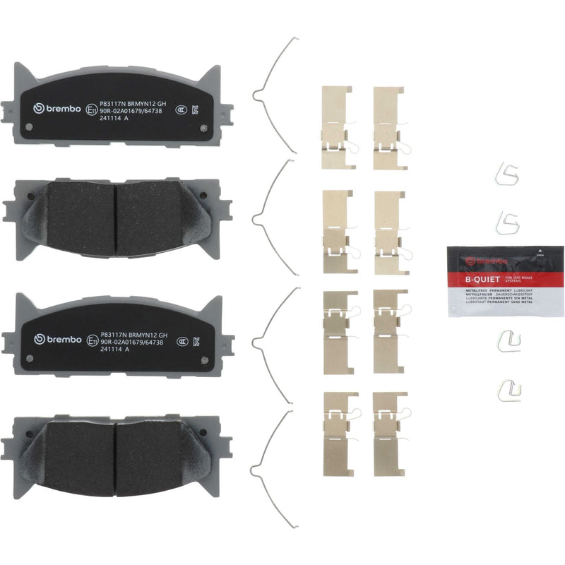 BREMBO Ceramic Front Disc Brake Pad Set - P83117N