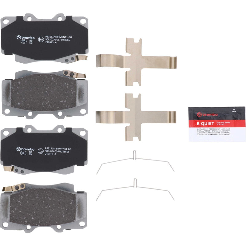 BREMBO Ceramic Front Disc Brake Pad Set - P83151N