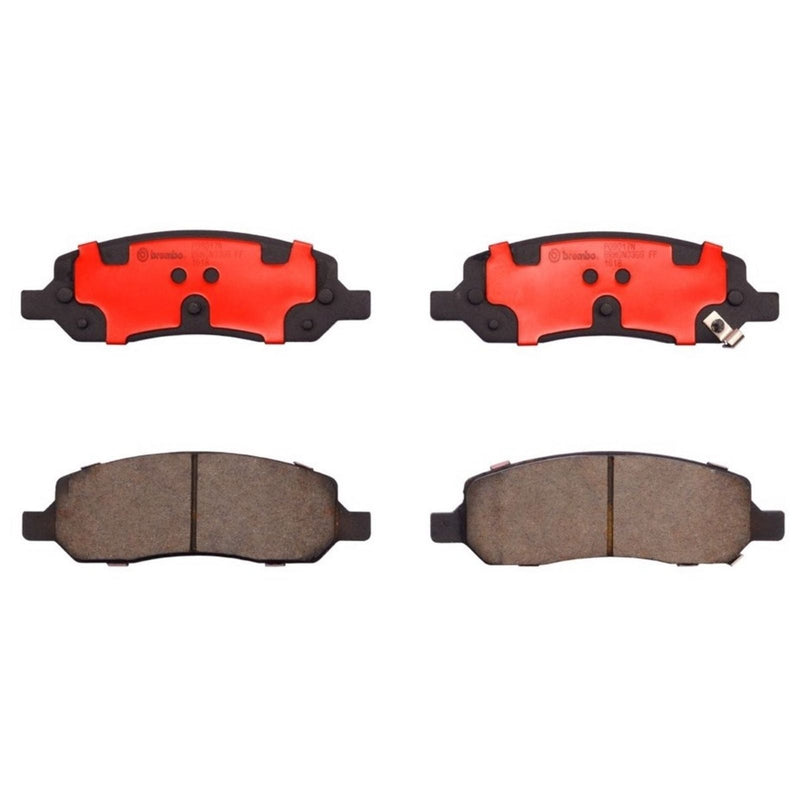 BREMBO Ceramic Rear Disc Brake Pad Set - P09017N