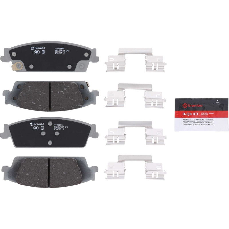 BREMBO Ceramic Rear Disc Brake Pad Set - P10068N