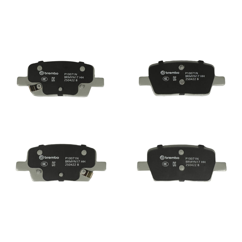 BREMBO Ceramic Rear Disc Brake Pad Set - P10071N