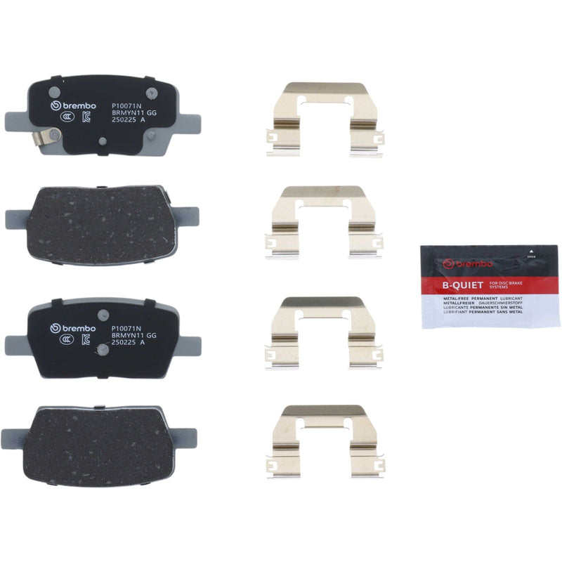 BREMBO Ceramic Rear Disc Brake Pad Set - P10071N