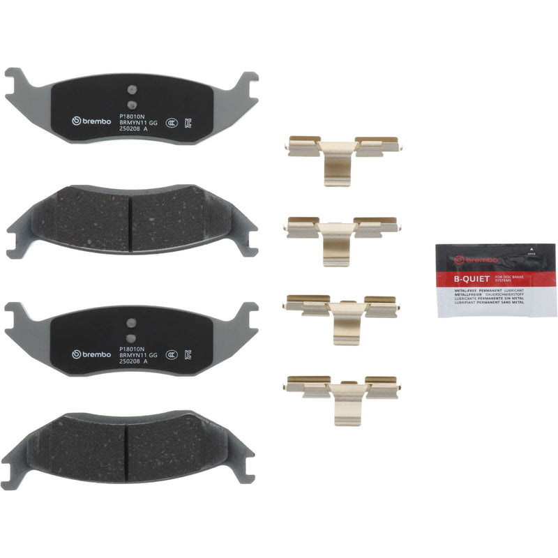 BREMBO Ceramic Rear Disc Brake Pad Set - P18010N