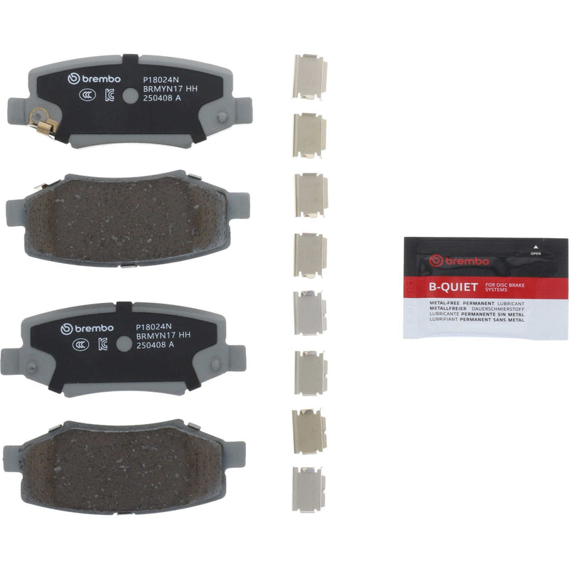 BREMBO Ceramic Rear Disc Brake Pad Set - P18024N