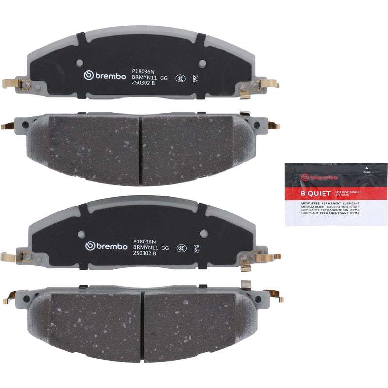 BREMBO Ceramic Rear Disc Brake Pad Set - P18036N