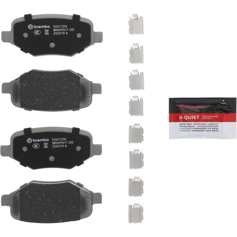 BREMBO Ceramic Rear Disc Brake Pad Set - P24172N