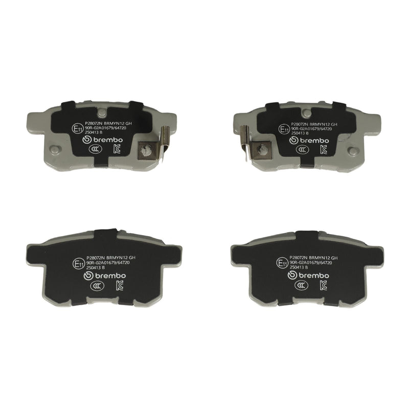 BREMBO Ceramic Rear Disc Brake Pad Set - P28072N
