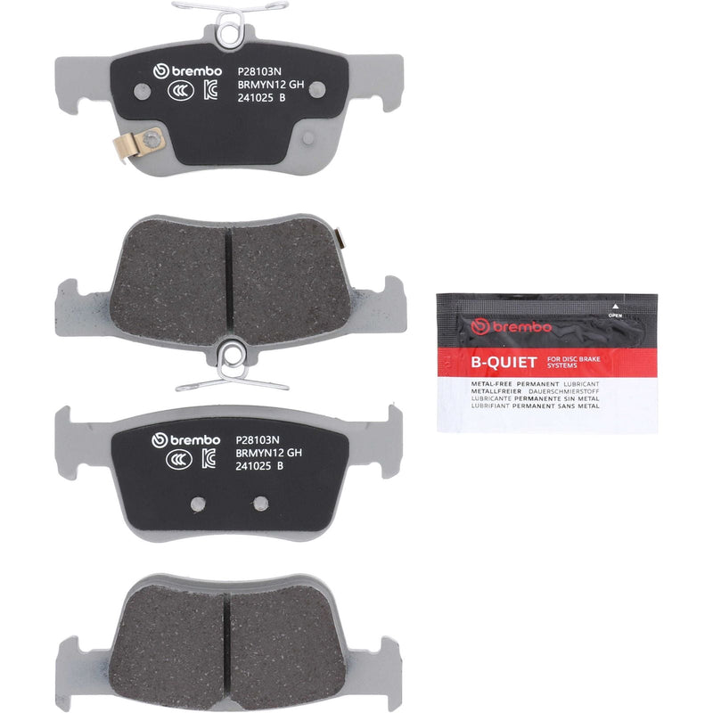 BREMBO Ceramic Rear Disc Brake Pad Set - P28103N