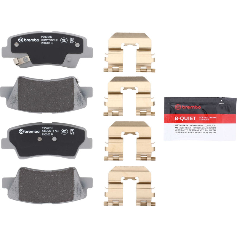 BREMBO Ceramic Rear Disc Brake Pad Set - P30047N