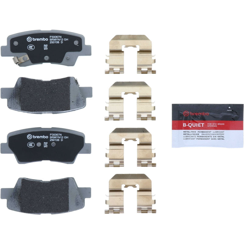 BREMBO Ceramic Rear Disc Brake Pad Set - P30067N