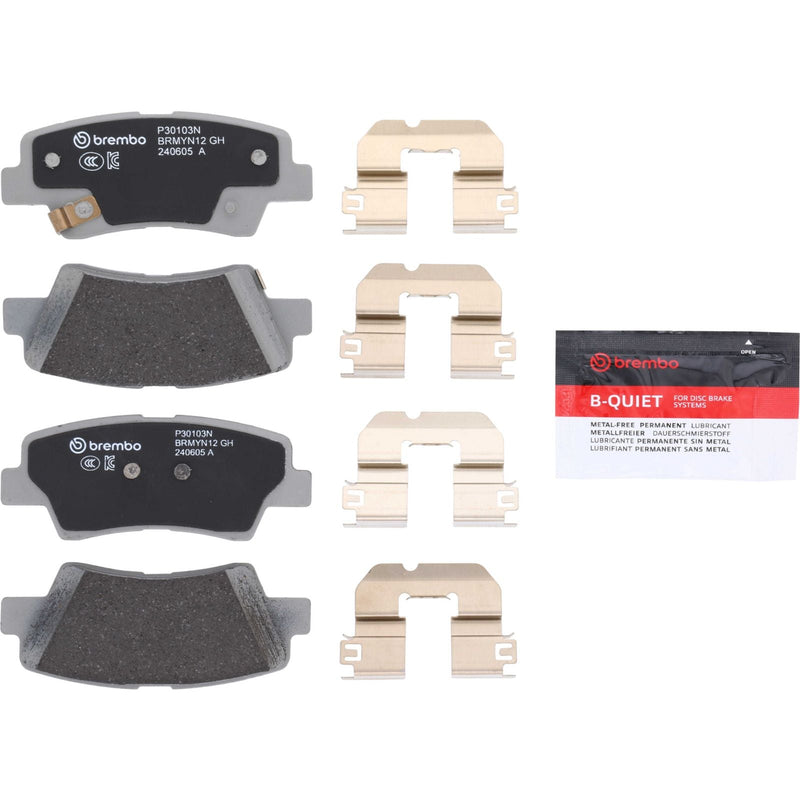 BREMBO Ceramic Rear Disc Brake Pad Set - P30103N