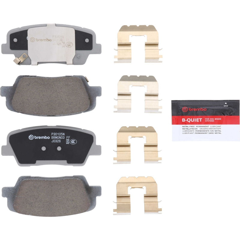 BREMBO Ceramic Rear Disc Brake Pad Set - P30105N