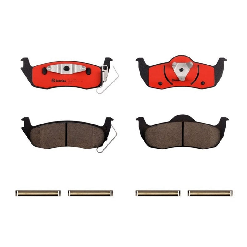 BREMBO Ceramic Rear Disc Brake Pad Set - P37011N