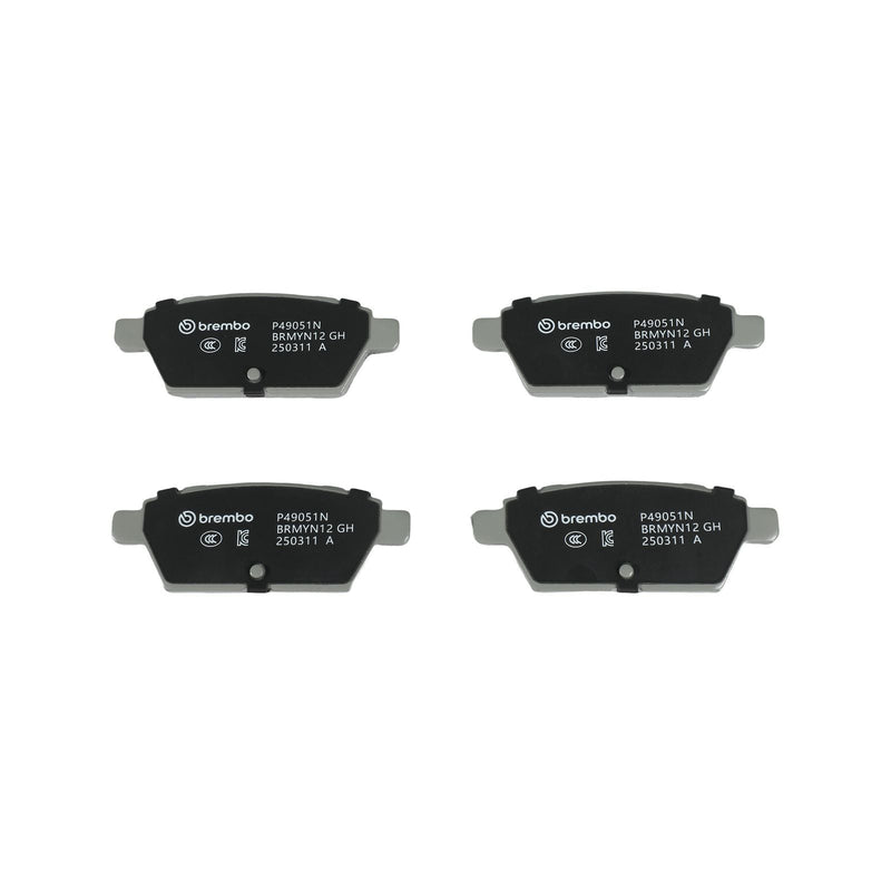 BREMBO Ceramic Rear Disc Brake Pad Set - P49051N